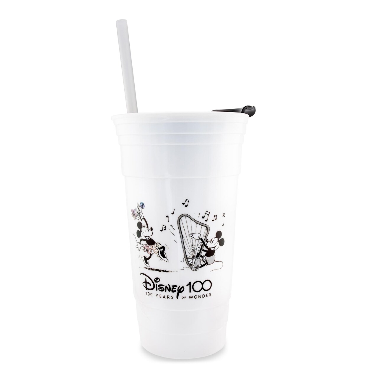 Disney 100 Mickey and Minnie Mouse Dance Tumbler With Lid and Straw | 32 Ounces